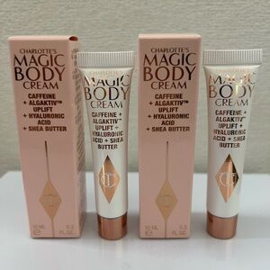 2 x Charlotte's Magic Body Cream 10ml each, New in Box